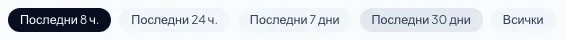 Отваря се на последните 8 часа