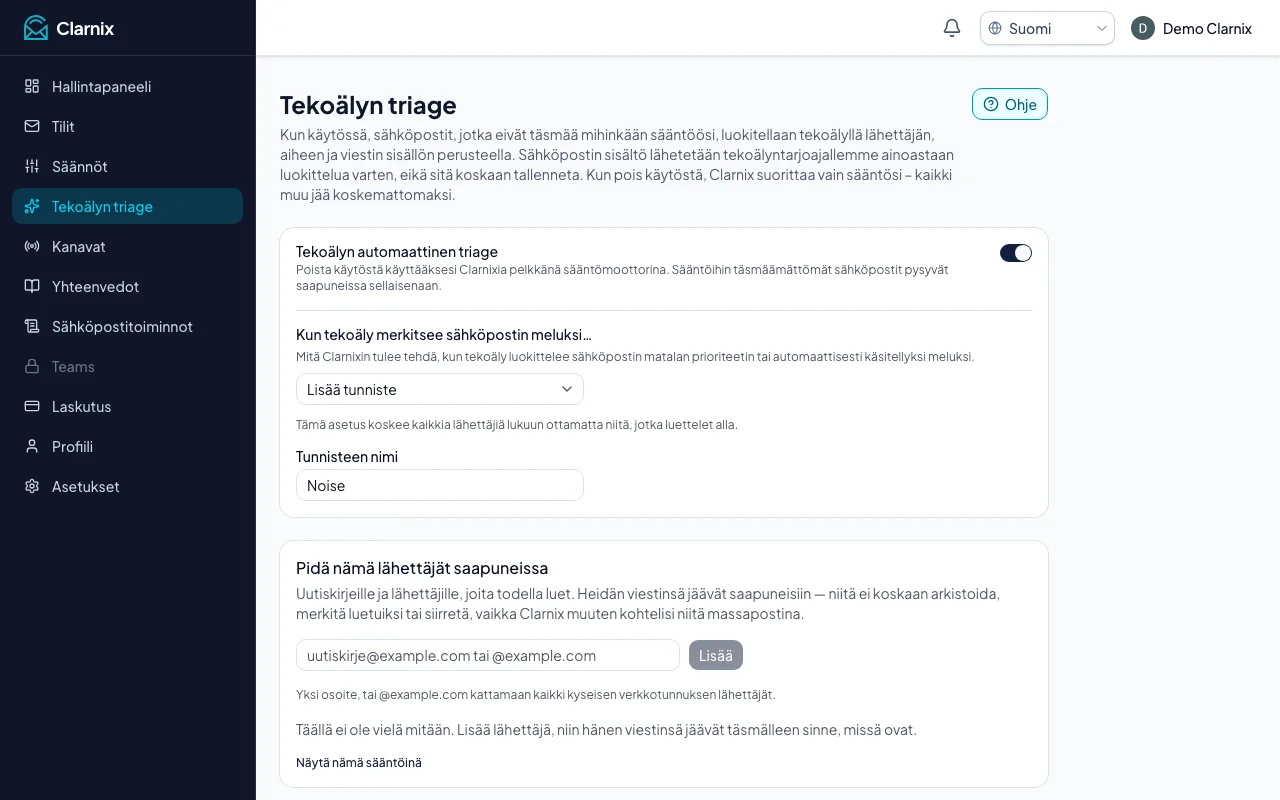 Tekoälyn triage