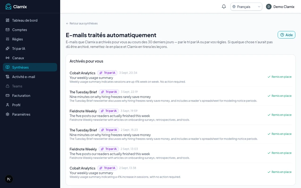 Traités automatiquement