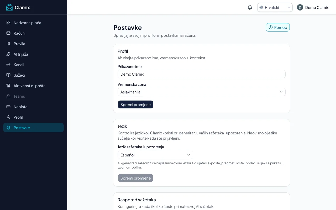 Postavke