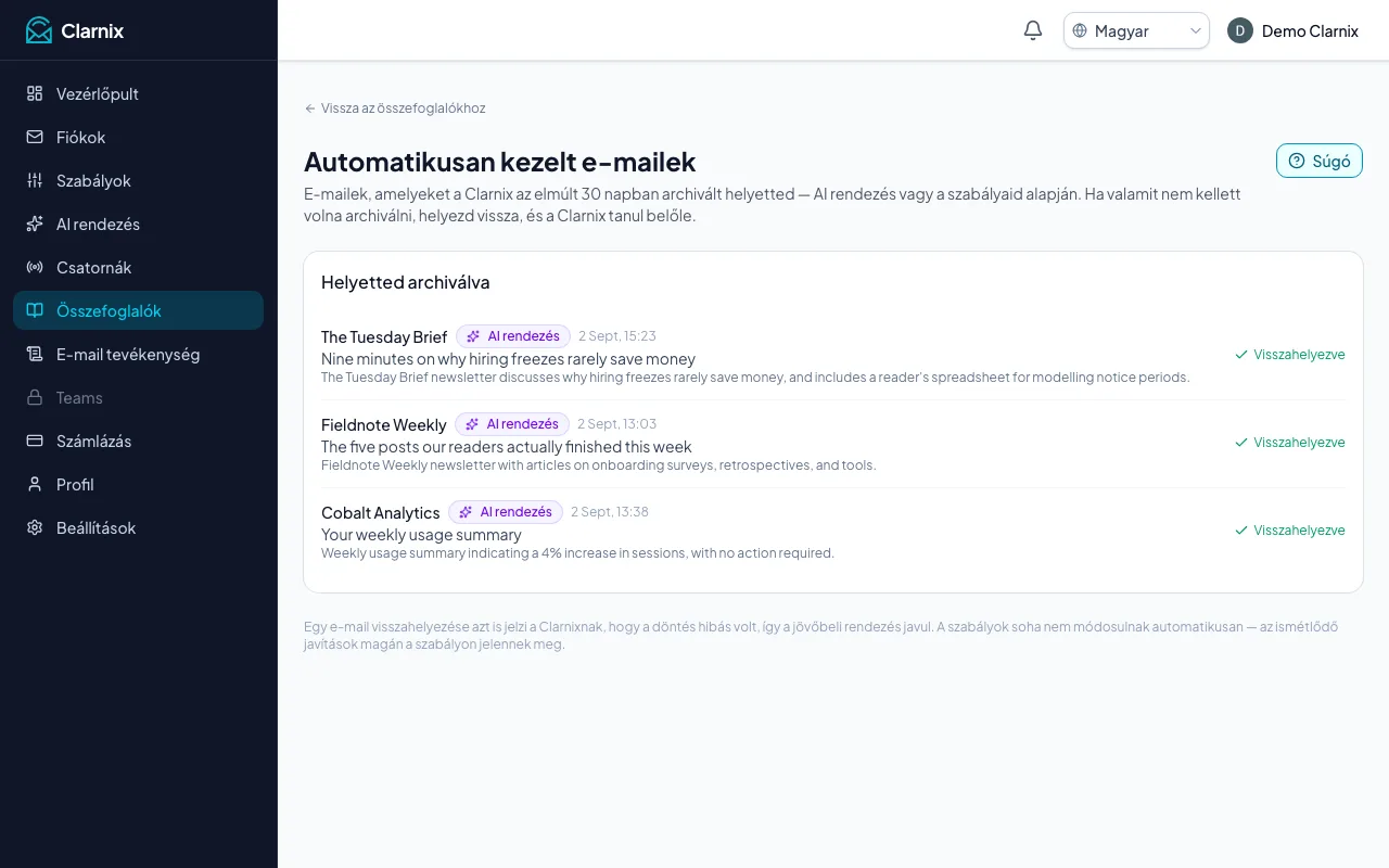 Automatikusan kezelt