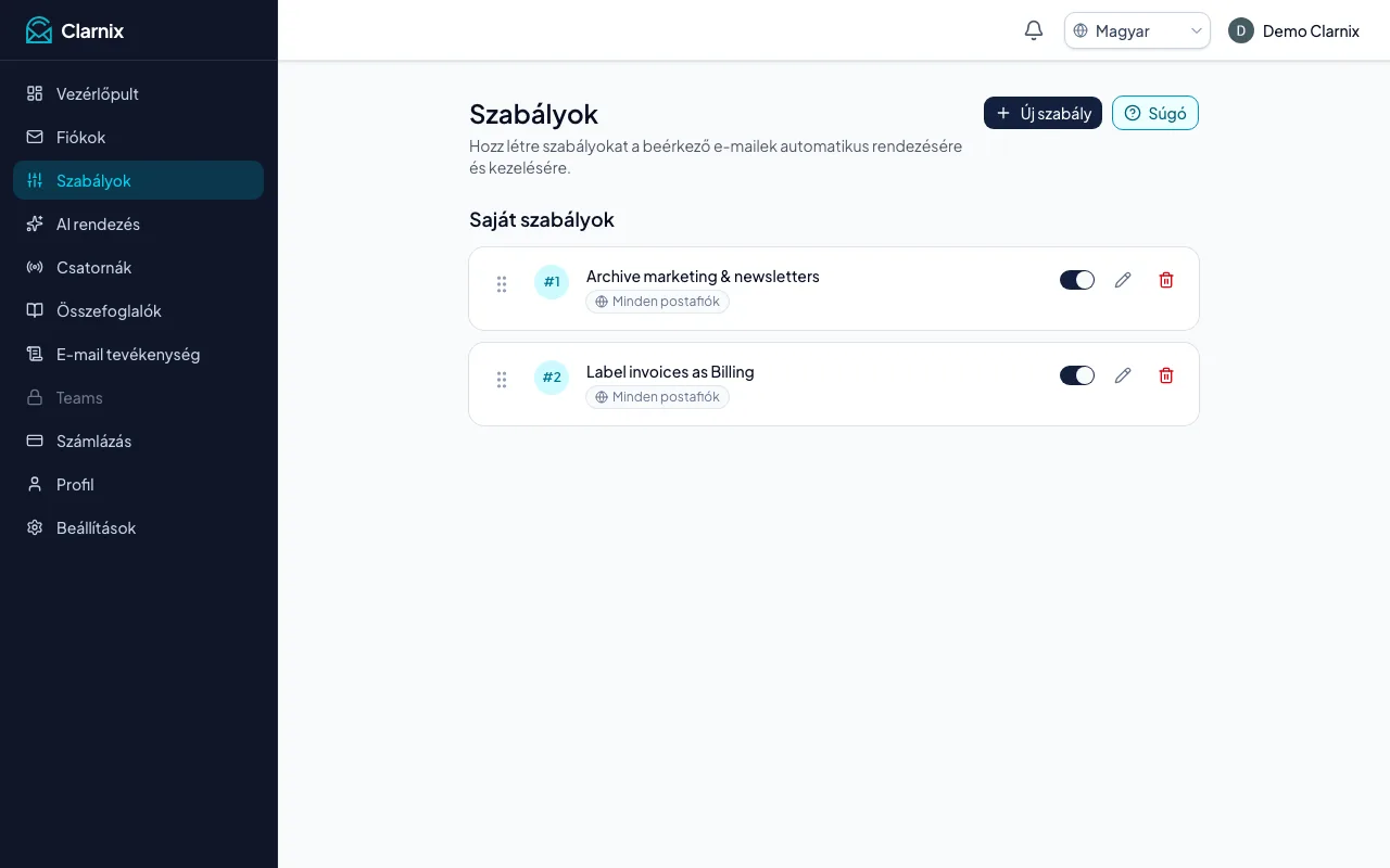 Szabályok