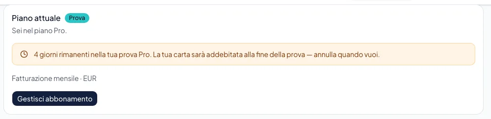 Cambiare piano, posti o componenti aggiuntivi