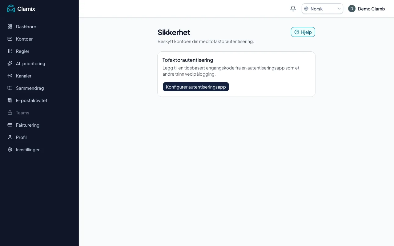 Sikkerhet