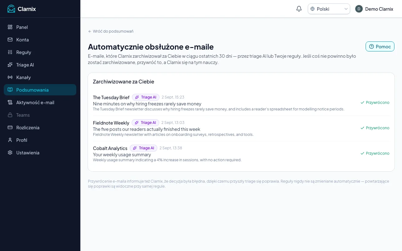 Automatycznie obsłużone