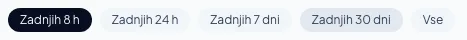 Odpre se na zadnjih 8 urah