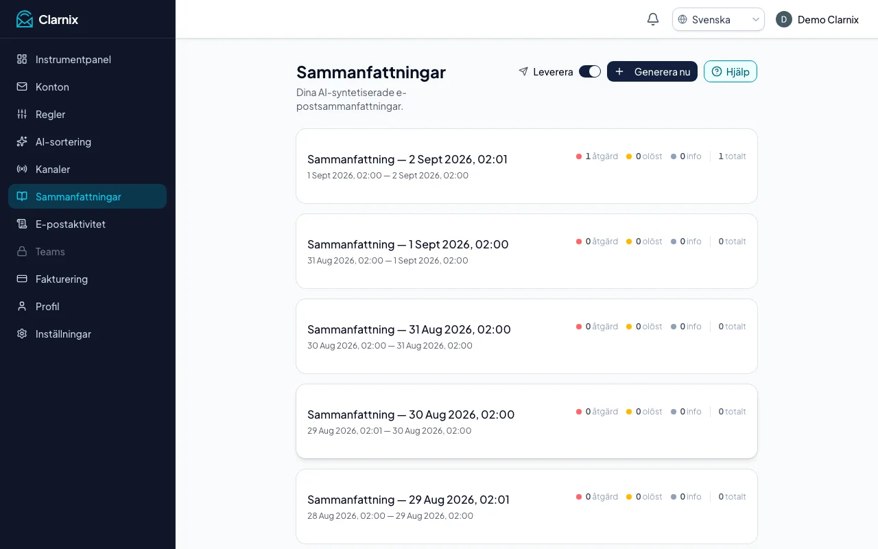 Sammanfattningar